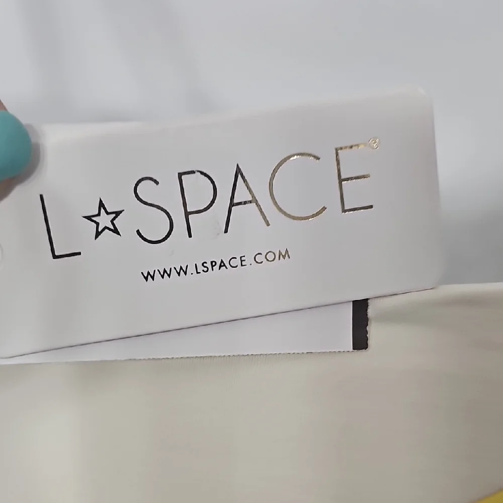 L*Space Vibrant Yellow and Cream Swimwear